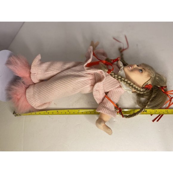 Universal Studios Dr. Seuss Cat in the Hat 13” Girl Doll 2009 With Stand No Box - Picture 10 of 12